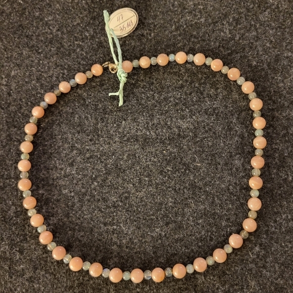 Source Unknown Jewelry - WOMENS NEW NATURAL LABRADORITE GEM PASTEL COLORS 9.5 in NECKLACE